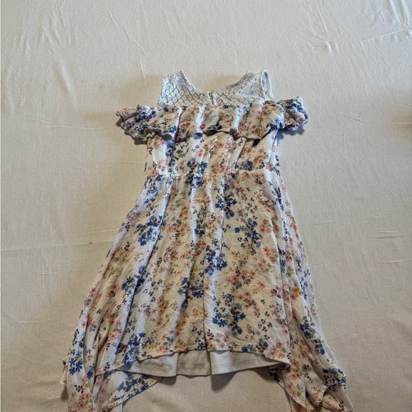 Knit Works Girls Size 12 Floral Ruffle Dress - Picture 5 of 7